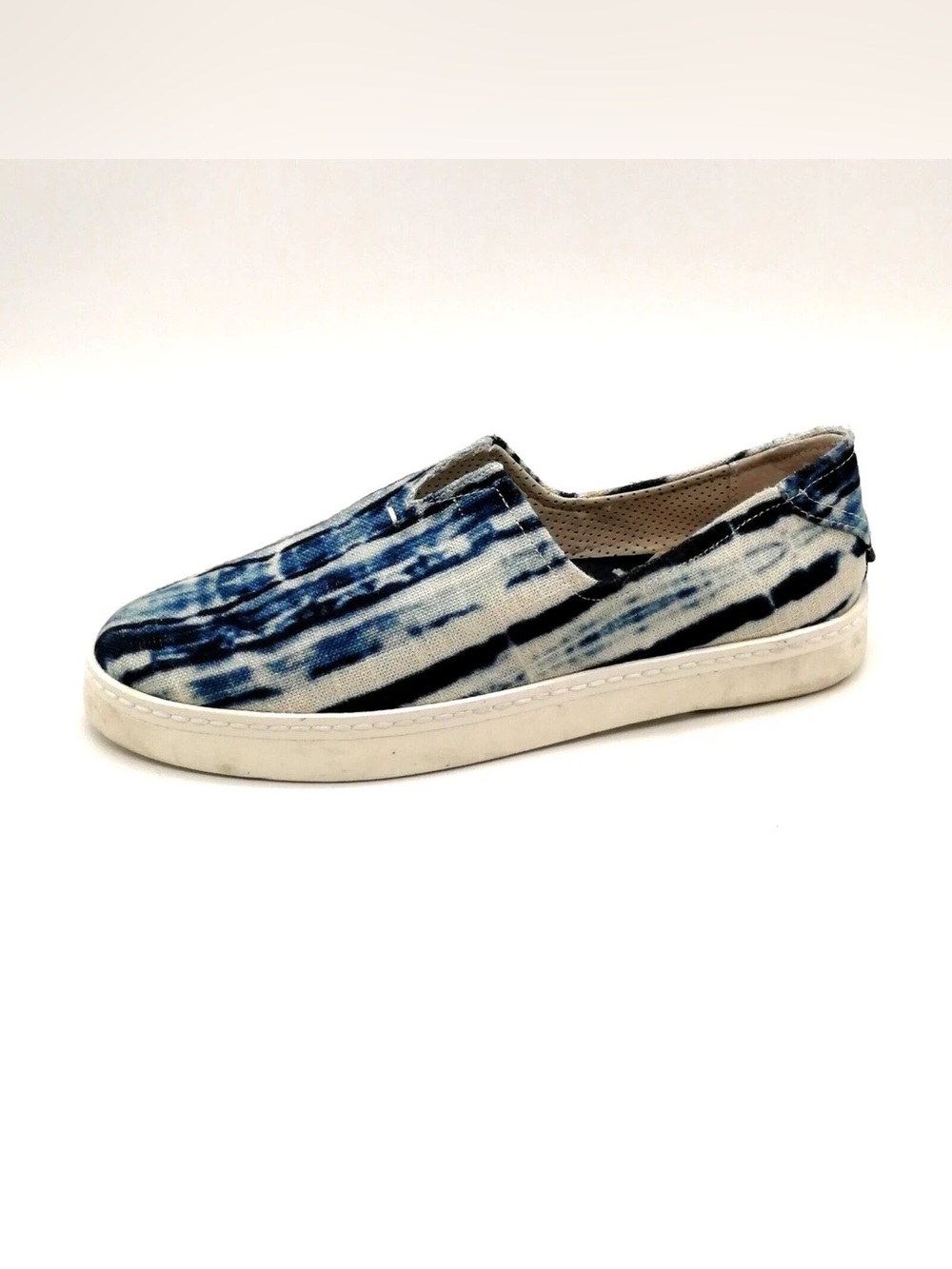 Franco Sarto Avant 2 Slip-on Sneakers- Blue and White
